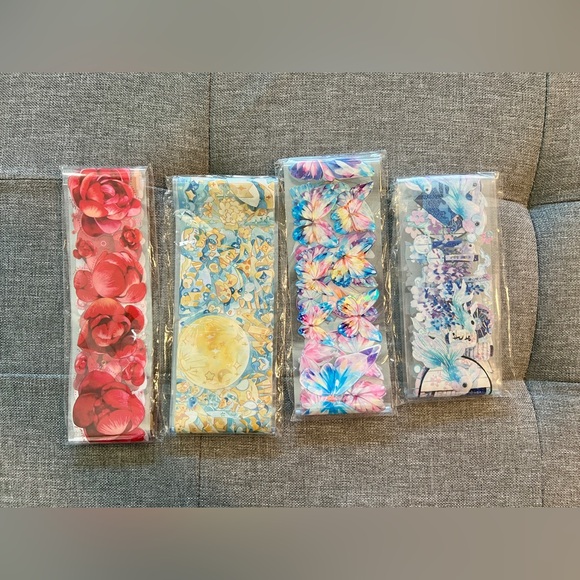 Waterproof PET Tape cute, lovely,Flower, journal sticker, Notebook, hand account - Picture 3 of 11